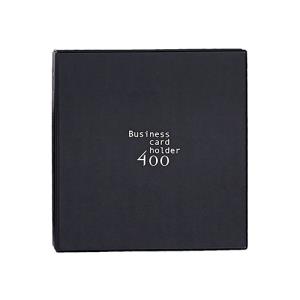 [문화산업] C400-1 PVC명함첩400P(흑색)
